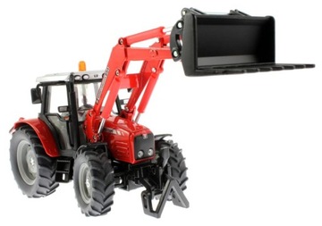 Трактор Siku Massey Ferguson S3653 с фронтальным погрузчиком