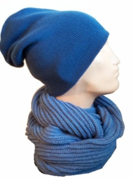 МУЖСКОЙ КОМПЛЕКТ, ШАПКА СМЕРФЕТТА + ШАРФ