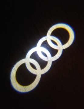 СВЕТОДИОДНЫЕ ПРОЕКТОРЫ ЛОГОТИПА AUDI 7 рисунков A3 A4 A5 A6 A8