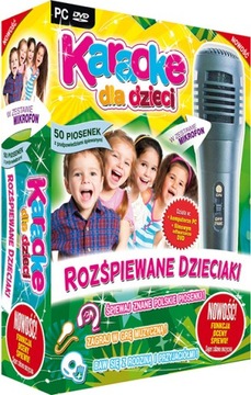 KARAOKE DLA DZIECI ROZŚPIEWANE DZIECIAKI+MIKROFON