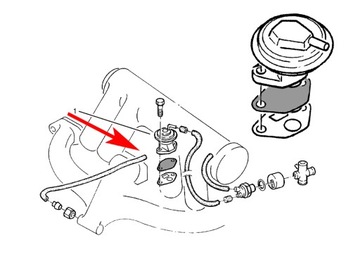 102 Прокладка EGR OPEL ASTRA VECTRA OMEGA C16NZ