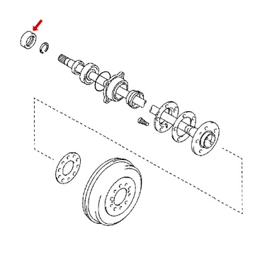 Сальник заднего моста HILUX KUN25/26 90310-T0006