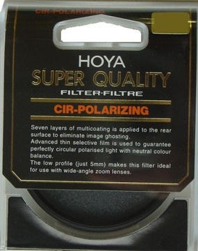 Filtr HOYA polaryzacyjny kołowy Super HMC 62 mm