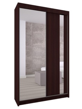 Szafa 120 cm lustro biała czarna sonoma wenge G120