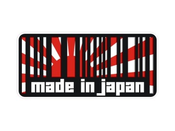 Naklejka na samochód Made In Japan Jdm style sun na auto motor *11cm