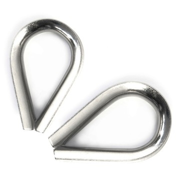 Kausza nierdzewna A4 chomątko łezka 5mm 1 szt