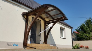 Zadaszenie nad drzwi wejściowe, model RADIAN extra