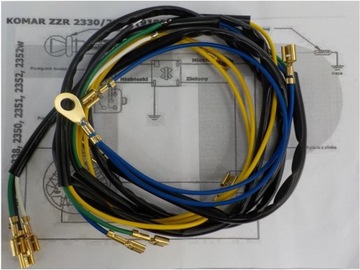 ЭЛЕКТРОМОНТАЖ КОМАР ZZR 2330 2350 ЖГУТ ПРОВОДОВ