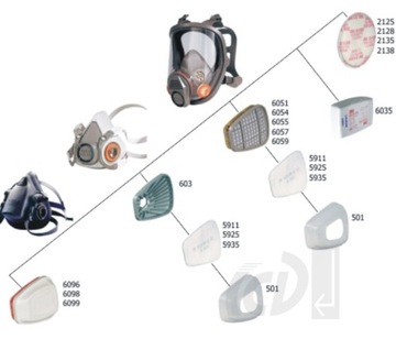 3M 5911 P1 Пылевой фильтр