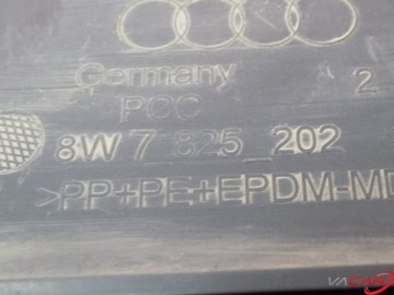 8W7825202 ЗАЩИТА ШАССИ ПЕРЕДНЯЯ ПРАВАЯ AUDI A5 8W6