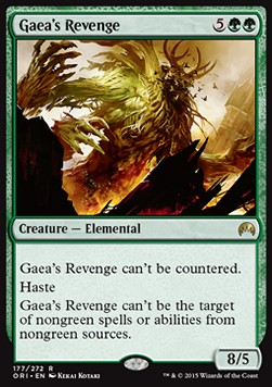 Gaea's Revenge - 8/5 haste, niekontrowalność @@@