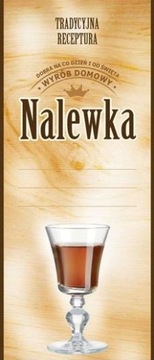 NAKLEJKI ETYKIETA miód PITNY 10 szt NALEWKA