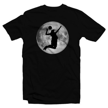 KOSZULKA T-SHIRT KSIĘŻYC SIATKARZ SIATKÓWKA L