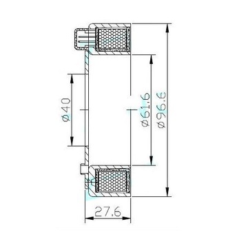 2203008 КАТУШКА КОМПРЕССОРА КОНДИЦИОНЕРА 10PA15C 10PA17C DV16 HYUNDAI KIA