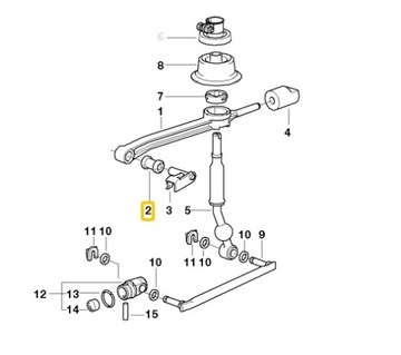 Резиновая втулка селектора передач E36 E46 F10