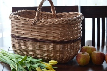 Элегантная корзина для покупок WICKER BASKET