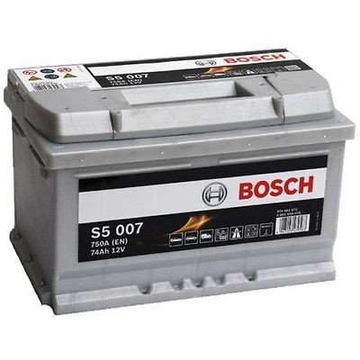 AKUMULATOR BOSCH SILVER S5 74 Ah 750A P+