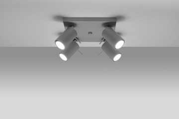 CRUZIO 4 Modern Ceiling Lamp, Потолочный светильник, СЕРЫЙ