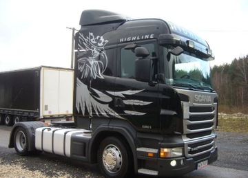 НАКЛЕЙКИ SCANIA R TOPLINE HIGHLINE ШАБЛОН НАКЛЕЙКИ 7