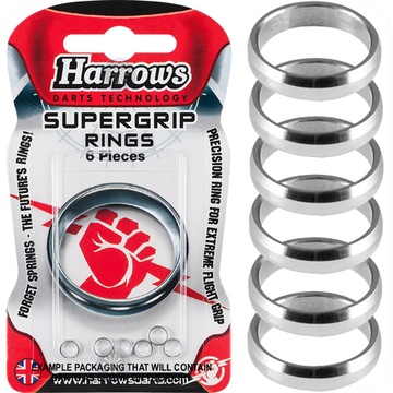 Harrows Zestaw pierścieni do shaftów Supergrip 6sz