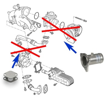 Замена свечи EGR 1.9 TDI AXR BKC BKD AZV BXF