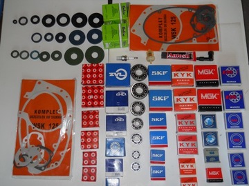 039 WAŁ Z BLACHAMI CYLINDER ŁOŻYSKA WSK 125 B3 B1