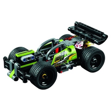 KLOCKI LEGO TECHNIC ŻÓŁTA WYŚCIGÓWKA 42072