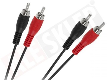 KABEL TYP CHINCH 2xRCA WTYK NA 2xRCA WTYK 3M