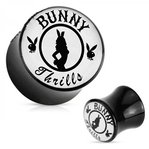 TUNELE PLUGI AKRYLOWY PLUG TUNEL 14 mm PLAYBOY