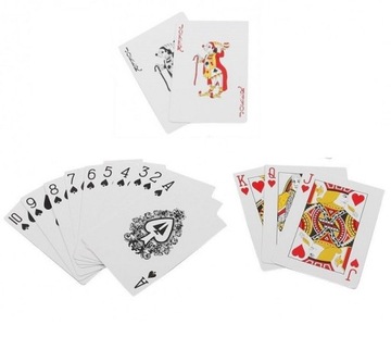 КОЛОДЫ КАРТ ДЛЯ ПОКЕРНОГО БРИДЖА С ПЛАСТИКОВЫМ ПОКРЫТИЕМ