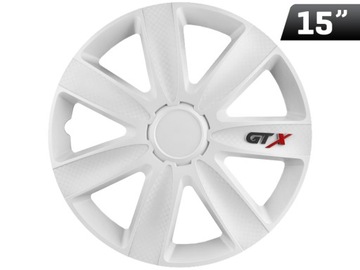 Kołpak GTX carbon / white 15'`, 4szt.