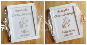КРЕЩЕННЫЙ СУВЕНИР с ИМЕНЕМ, подарок на крещение РЕБЕНКА