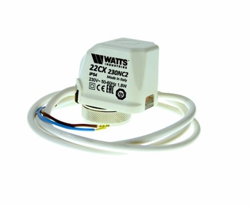 Siłownik termiczny NC Watts M30x1,5 230 V