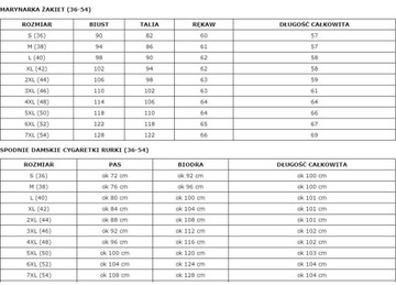 KOMPLET SPODNIE RURKI + SPÓDNICA (36-54) 48