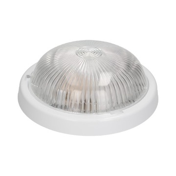 PLAFON LAMPA SUFITOWA OPRAWA OŚWIETLENIOWA NA ŻARÓWKĘ E27 KLOSZ SZKŁO IP44