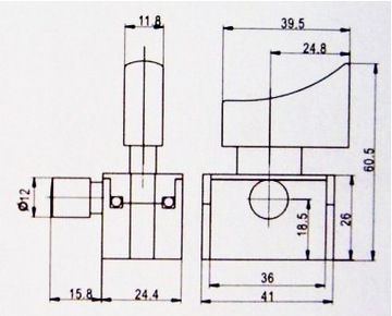 Włącznik Wyłącznik SZLIFIERKI POLERKI 10A 150V