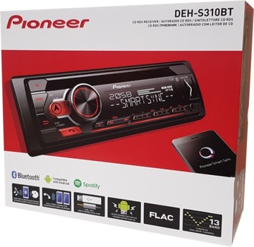 PIONEER DEH-S310BT РАДИО USB BLUETOOTH MP3 FLAC