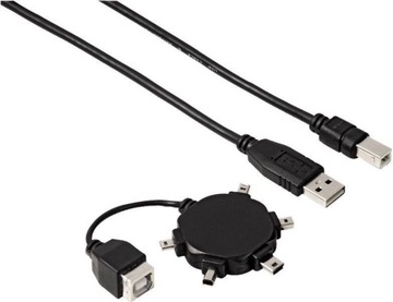 HAMA Zestaw Adapterów MINI USB Czarny