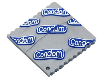 PENDRIVE USB 128 GB CONDOM PREZERWATYWA GUMA KONDOM