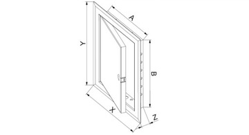 АВЕНТА МЕТАЛЛ ИНСПЕКТ ДВЕРЬ ДМ 25x25