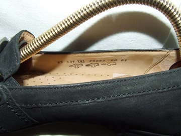 Buty skórzane GABOR r.37 dł.23,7cm s BDB