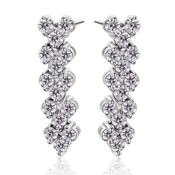NASSARIUS KOLCZYKI PASECZKI CYRKONIA SWAROVSKI