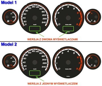 INDIGLO Toyota Avensis Model 2 счетчики циферблатов