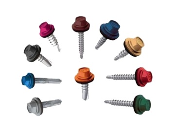 Шурупы 4,8x35 мм RAL 3005 250 шт. шурупы для листового металла Etanco GTF2 Z14