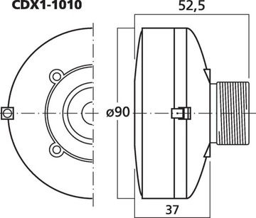 CELESTION CDX1-1010 рупорный динамик 50 Вт 8 Ом 107 дБ