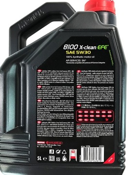 MOTUL 8100 X-CLEAN EFE 5W30 5L C2/C3 DEXOS2 EFE!!!