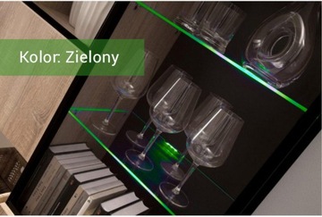 Комод SALSA сливовый, светодиодное освещение POLISH FURNITURE