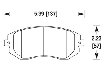 ПЕРЕДНИЕ КОЛОДКИ HAWK HPS SUBARU FORESTER IMPREZA KRK