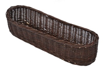 Плетеная корзина Крышка для цветочного горшка Wicker Basket100