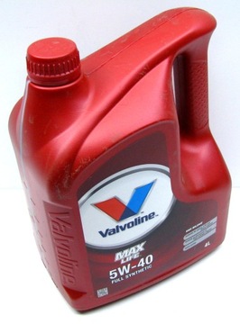 Olej Valvoline MaxLife 5W40 4L